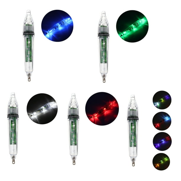Underwater Deep Drop Fish Attracting Indicator Lure LED Flash Light Bait Fishing Underwater Deep Drop Fish Attracting Indicator Lure LED Flash Light Bait Fishing
